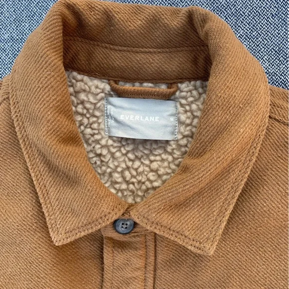 Everlane Shirt Jacket Sherpa Lined - Picture 4 of 11
